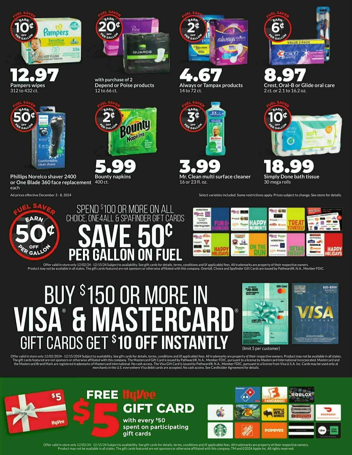 Hy-Vee Weekly Ad from December 2