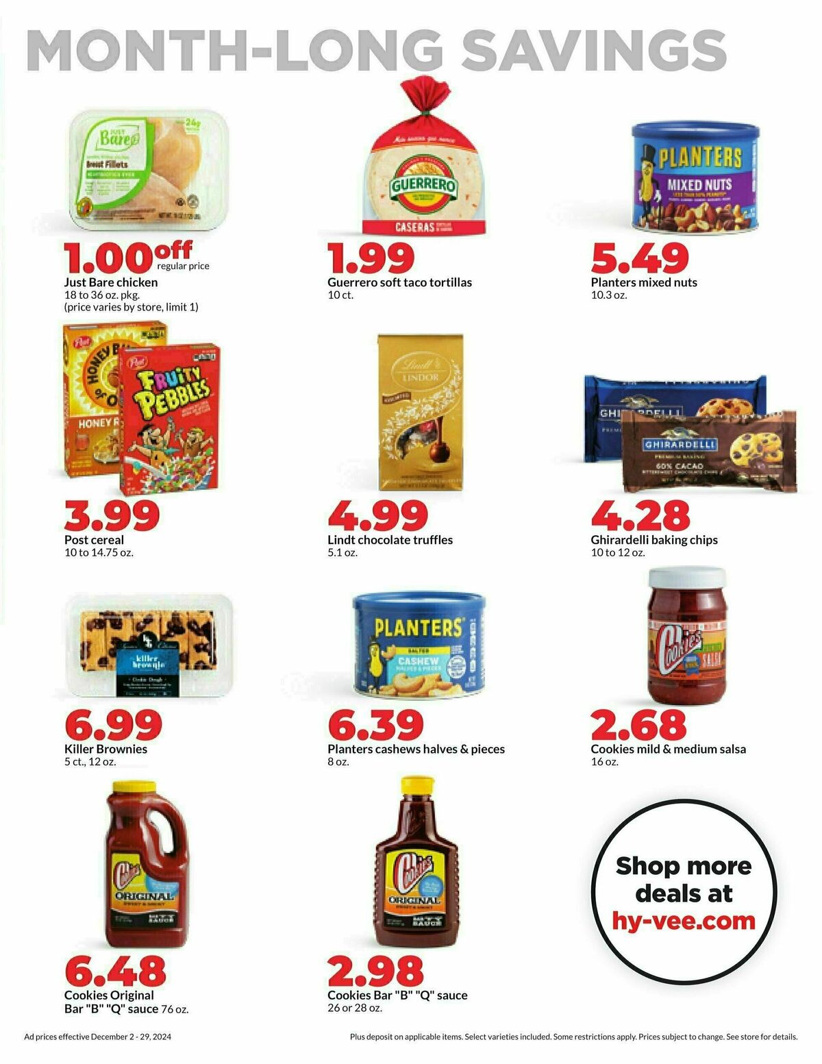 Hy-Vee Weekly Ad from December 2