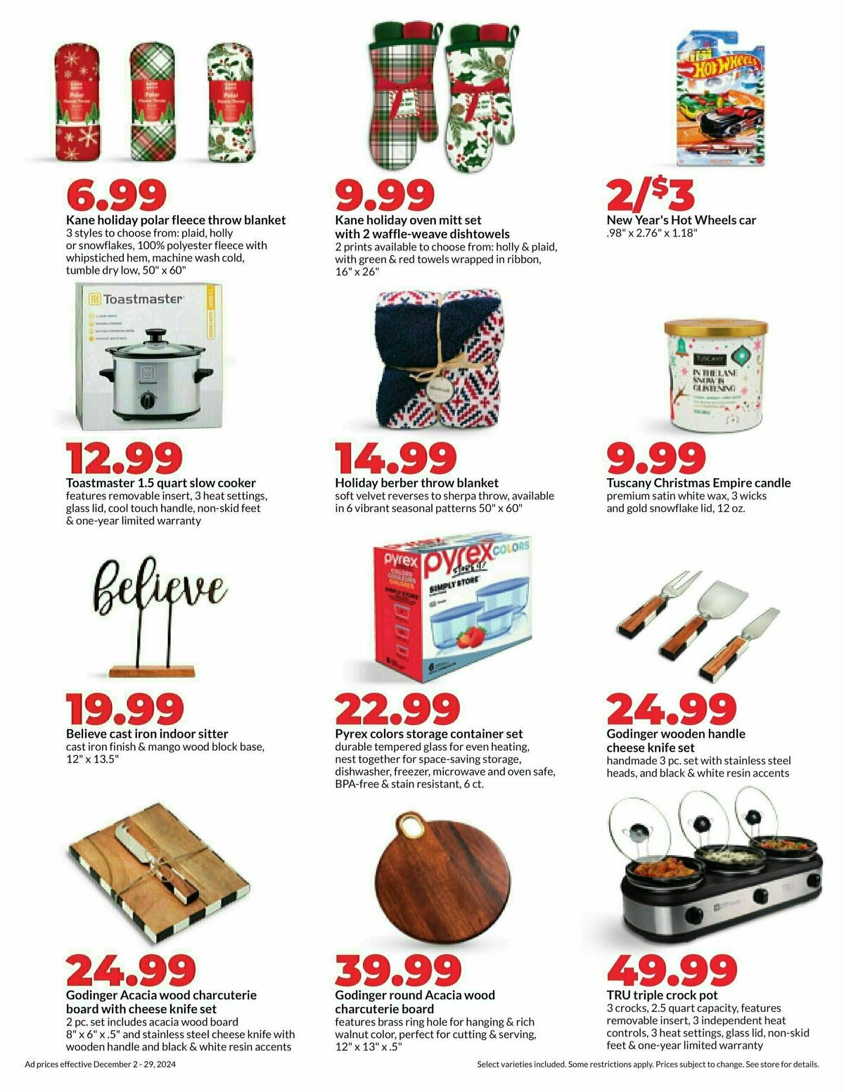 Hy-Vee Weekly Ad from December 2