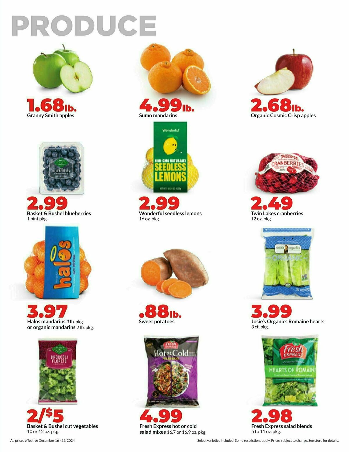 Hy-Vee Weekly Ad from December 16