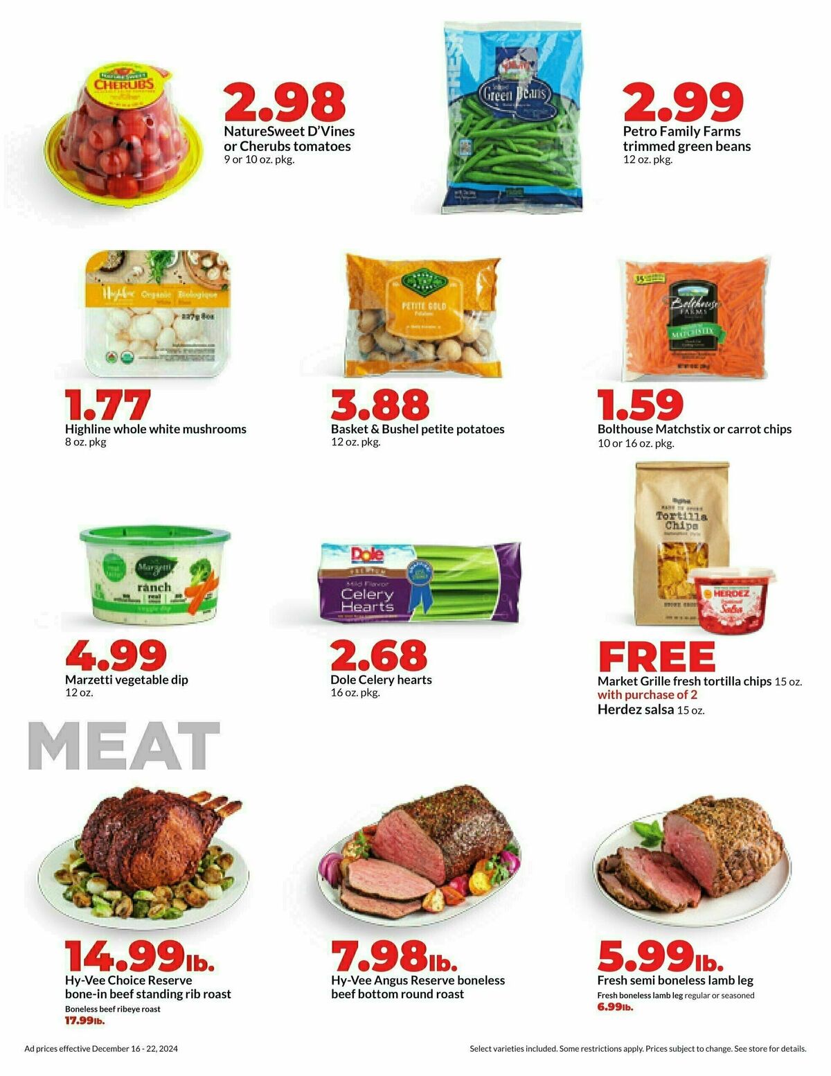 Hy-Vee Weekly Ad from December 16