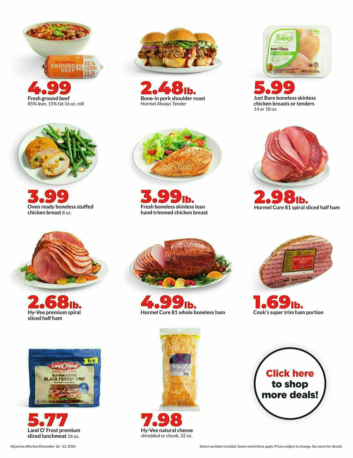 Hy-Vee Weekly Ad from December 16