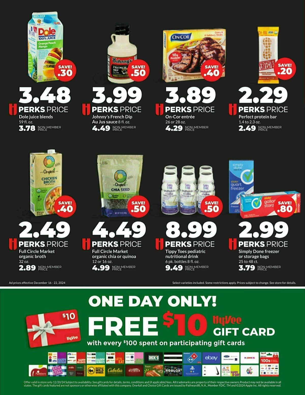 Hy-Vee Weekly Ad from December 16