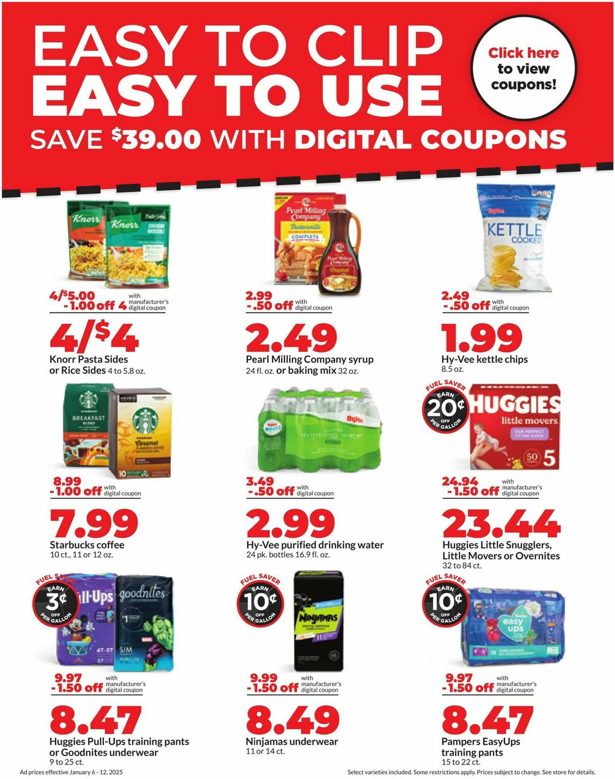 Hy-Vee Weekly Ad from January 6