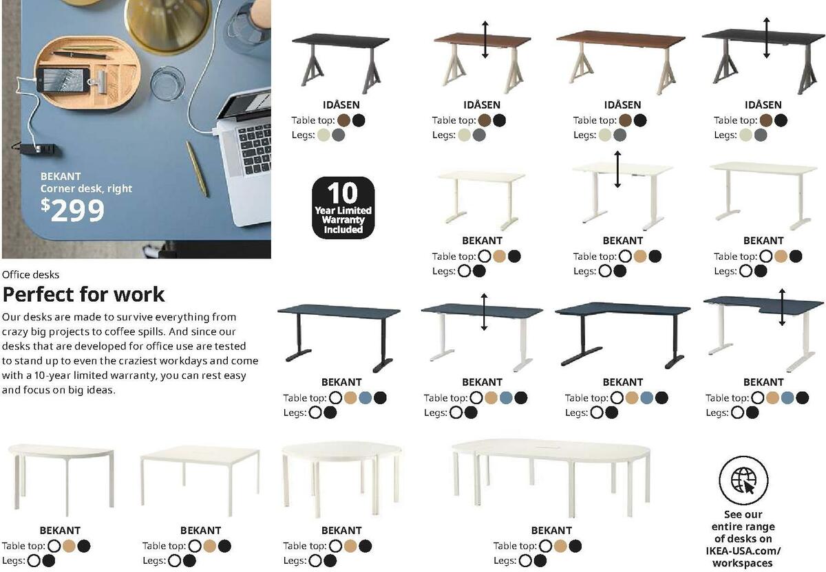 IKEA Workspaces Brochure Weekly Ad from January 1