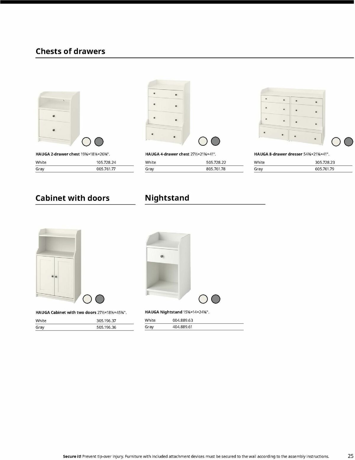 IKEA IKEA HAUGA Series Buying Guide Weekly Ad from March 8