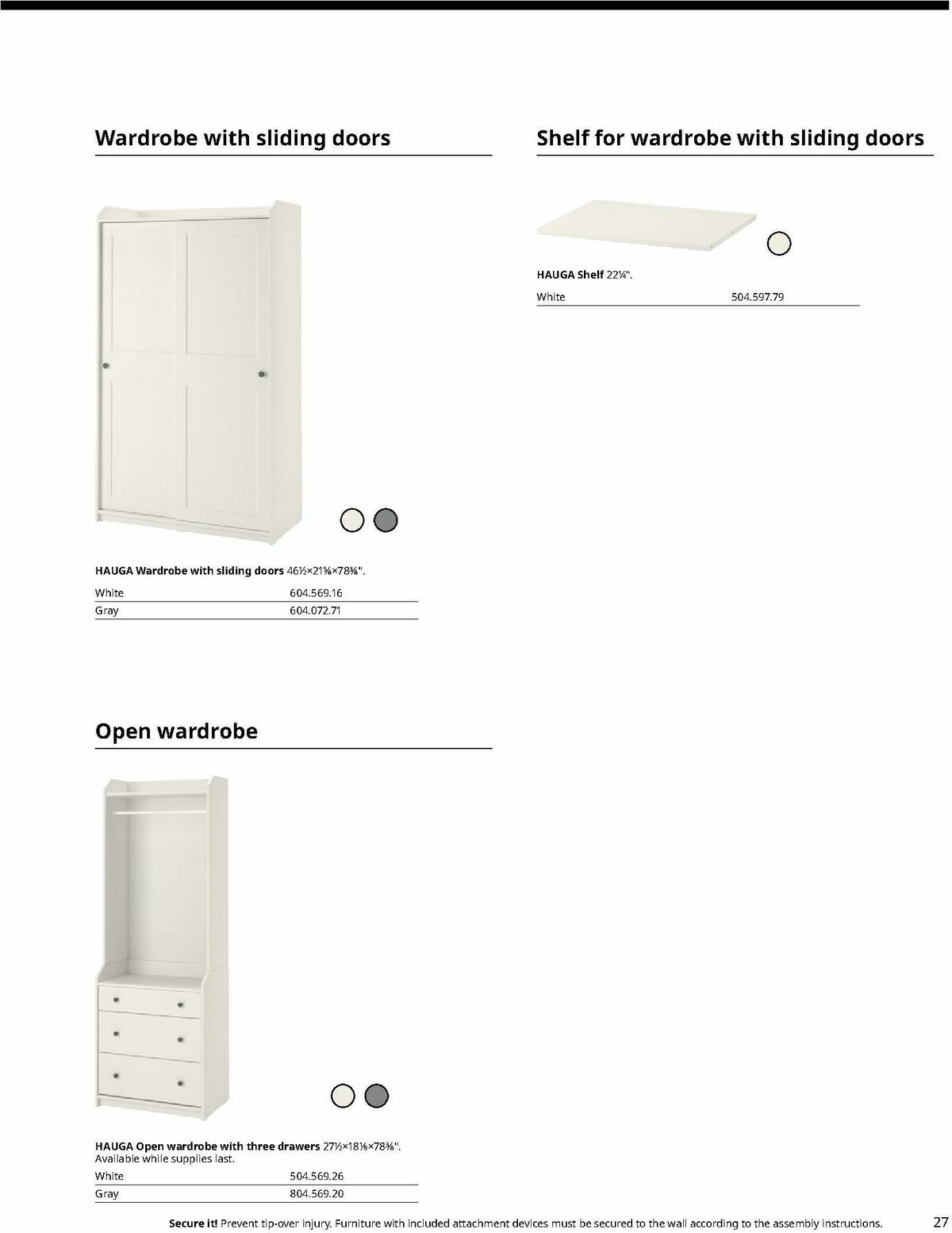 IKEA IKEA HAUGA Series Buying Guide Weekly Ad from March 8