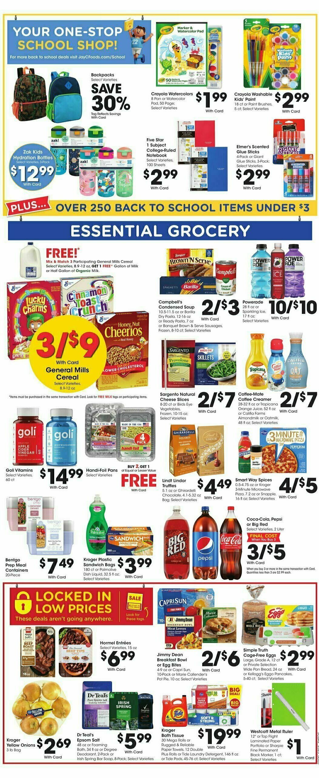 Jay C Food Weekly Ad from July 19