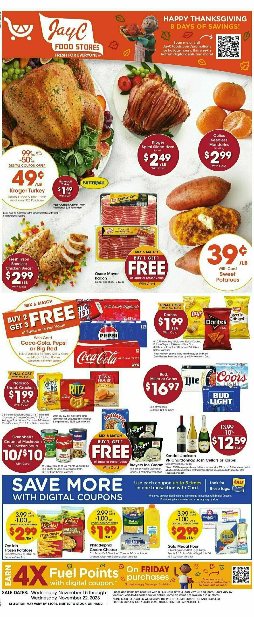 Jay C Food Weekly Ad from November 15