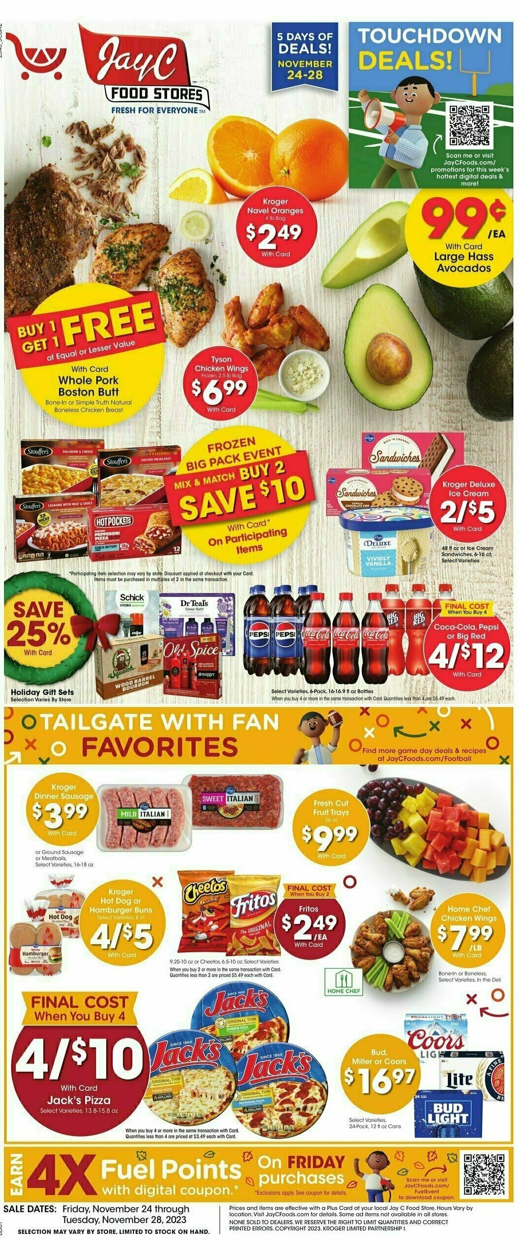 Jay C Food Weekly Ad from November 24