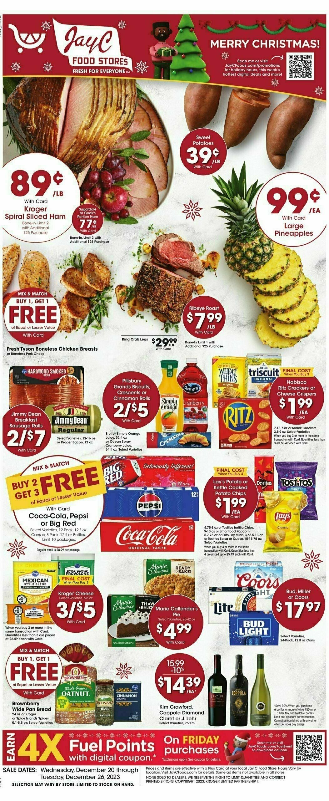 Jay C Food Weekly Ad from December 20