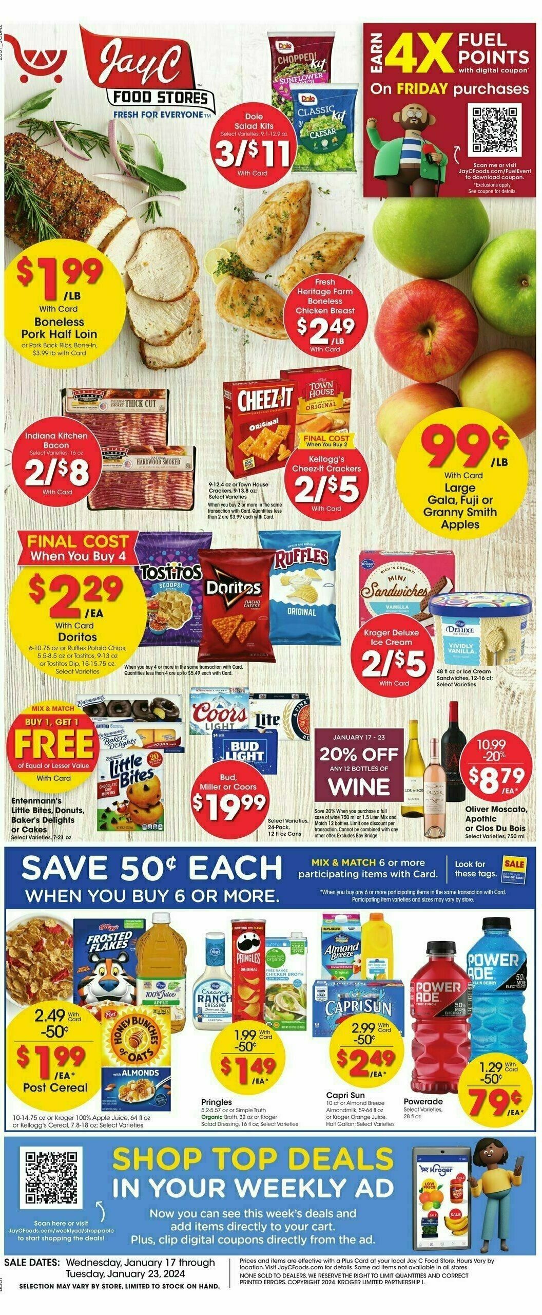 Jay C Food Weekly Ad from January 17