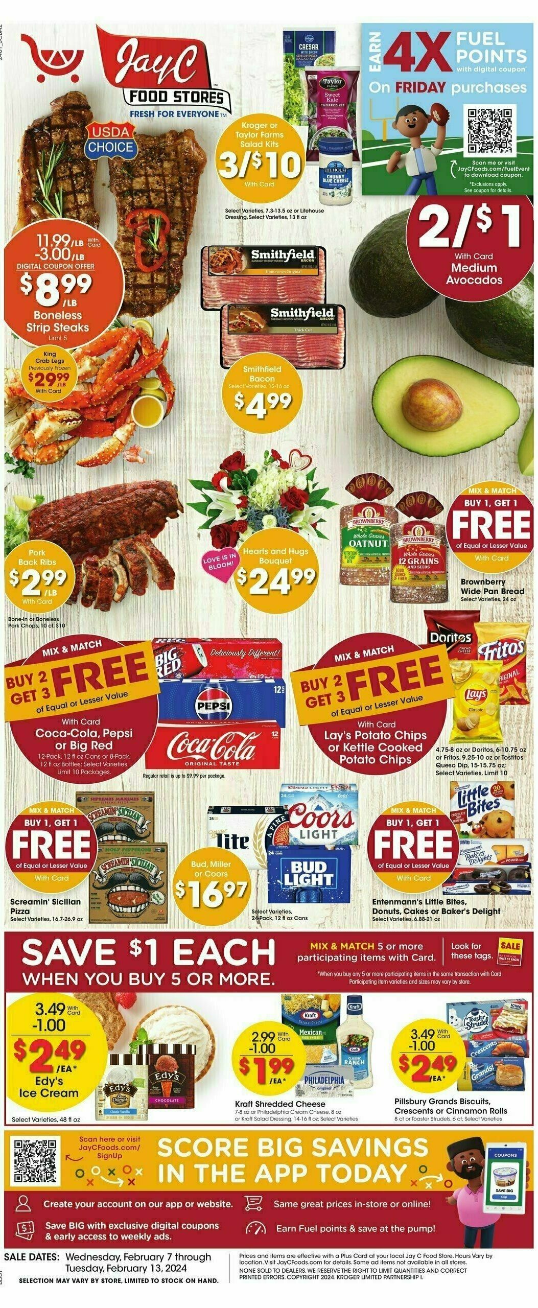 Jay C Food Weekly Ad from February 7