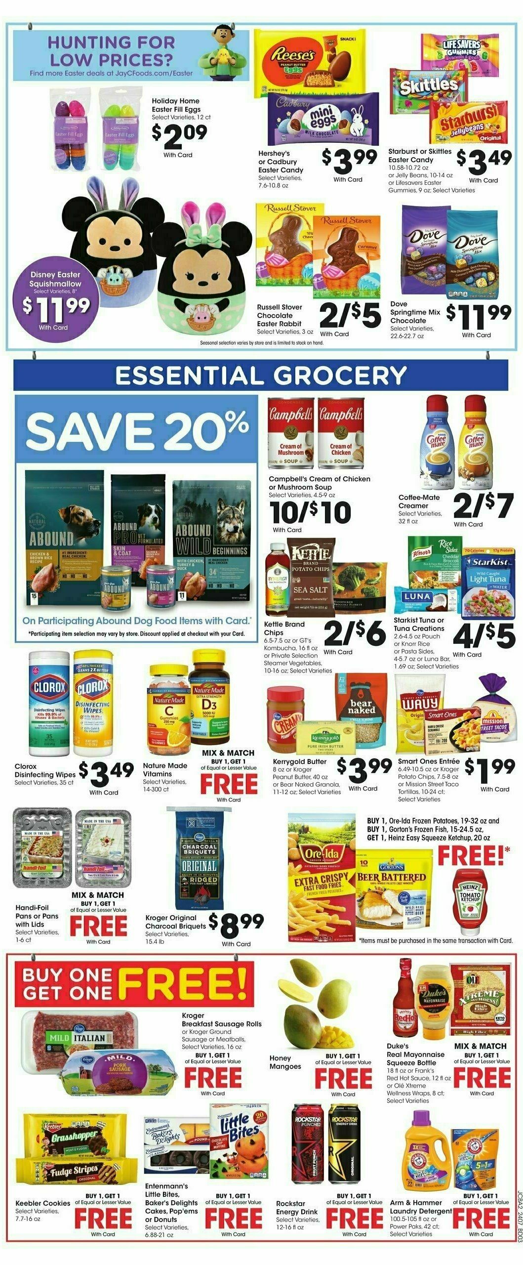 Jay C Food Weekly Ad from March 20