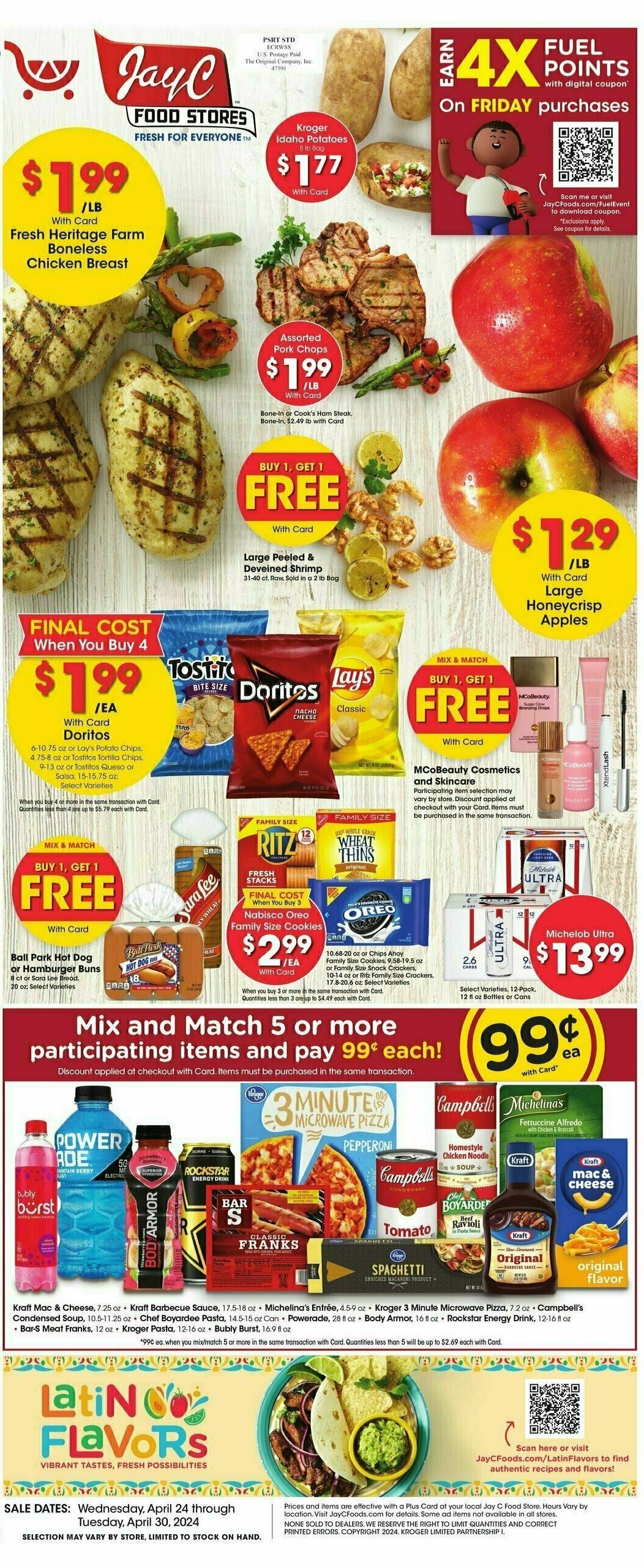 Jay C Food Weekly Ad from April 24