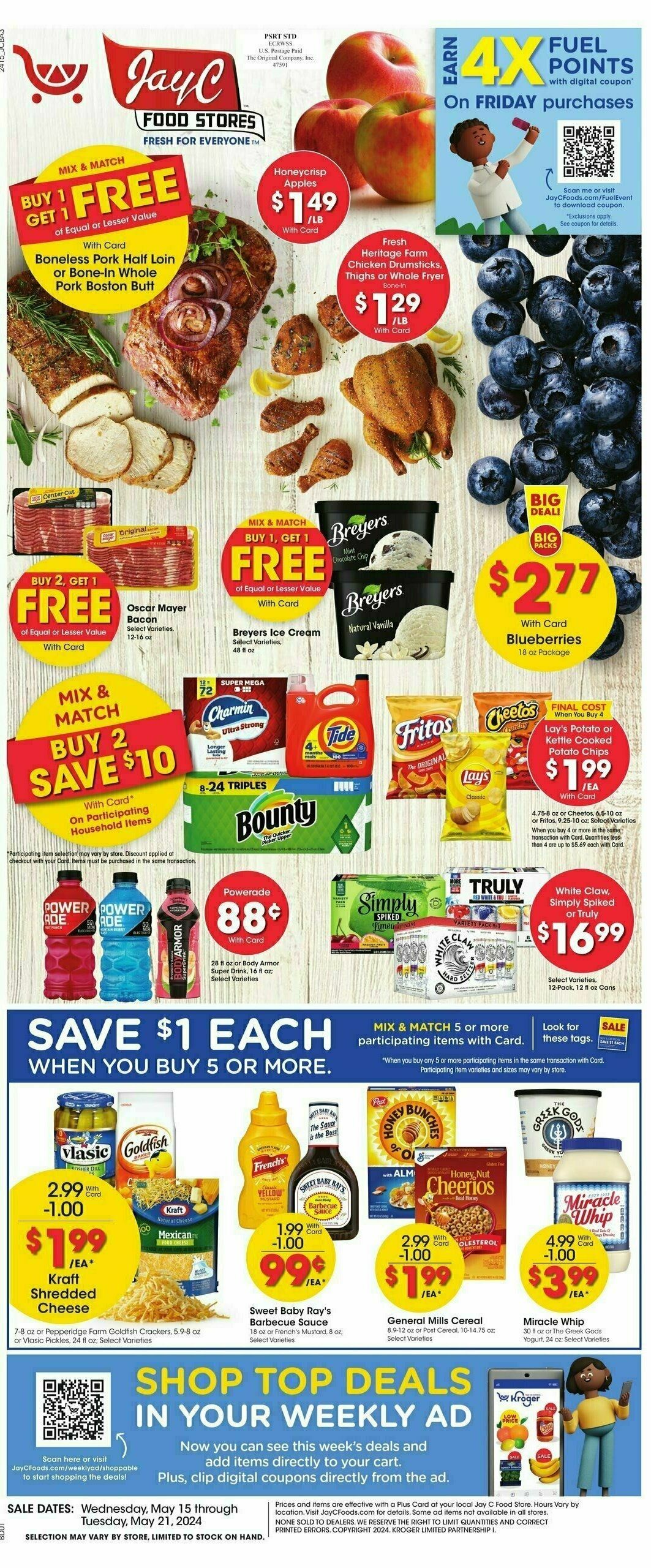 Jay C Food Weekly Ad from May 15