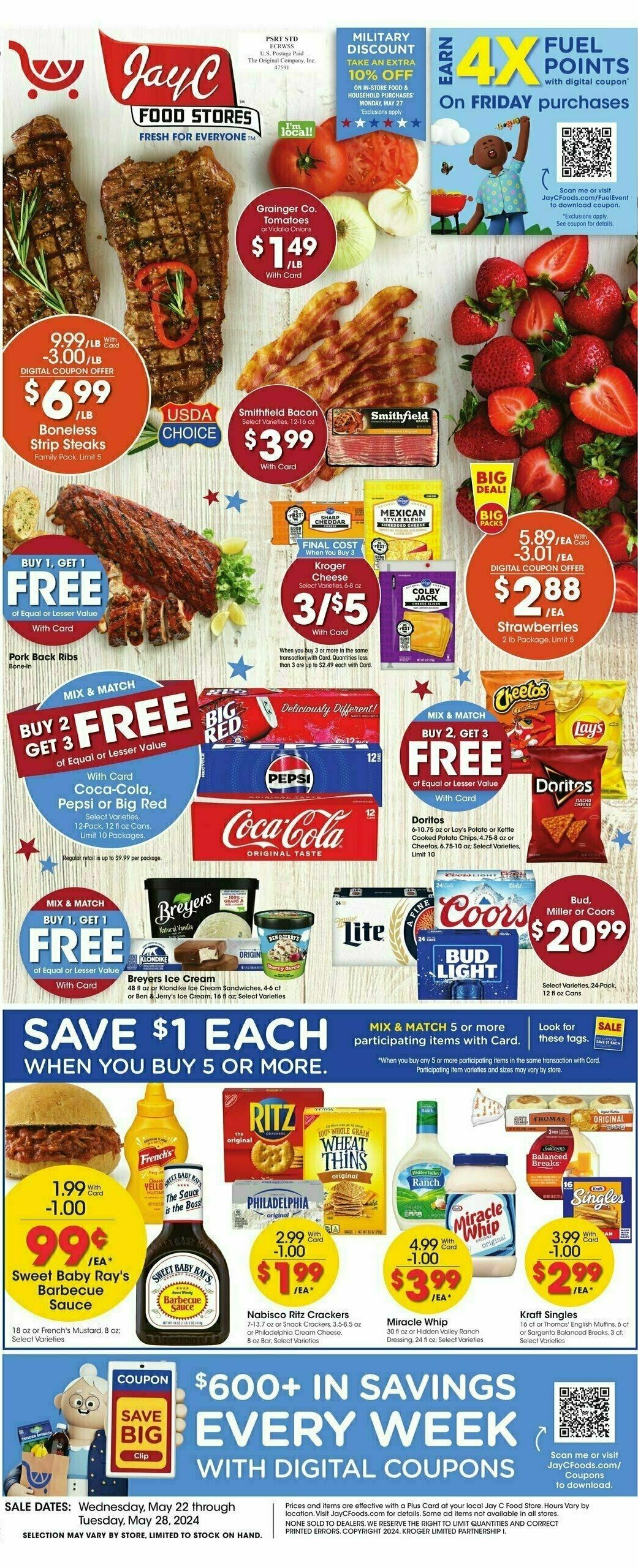 Jay C Food Weekly Ad from May 22