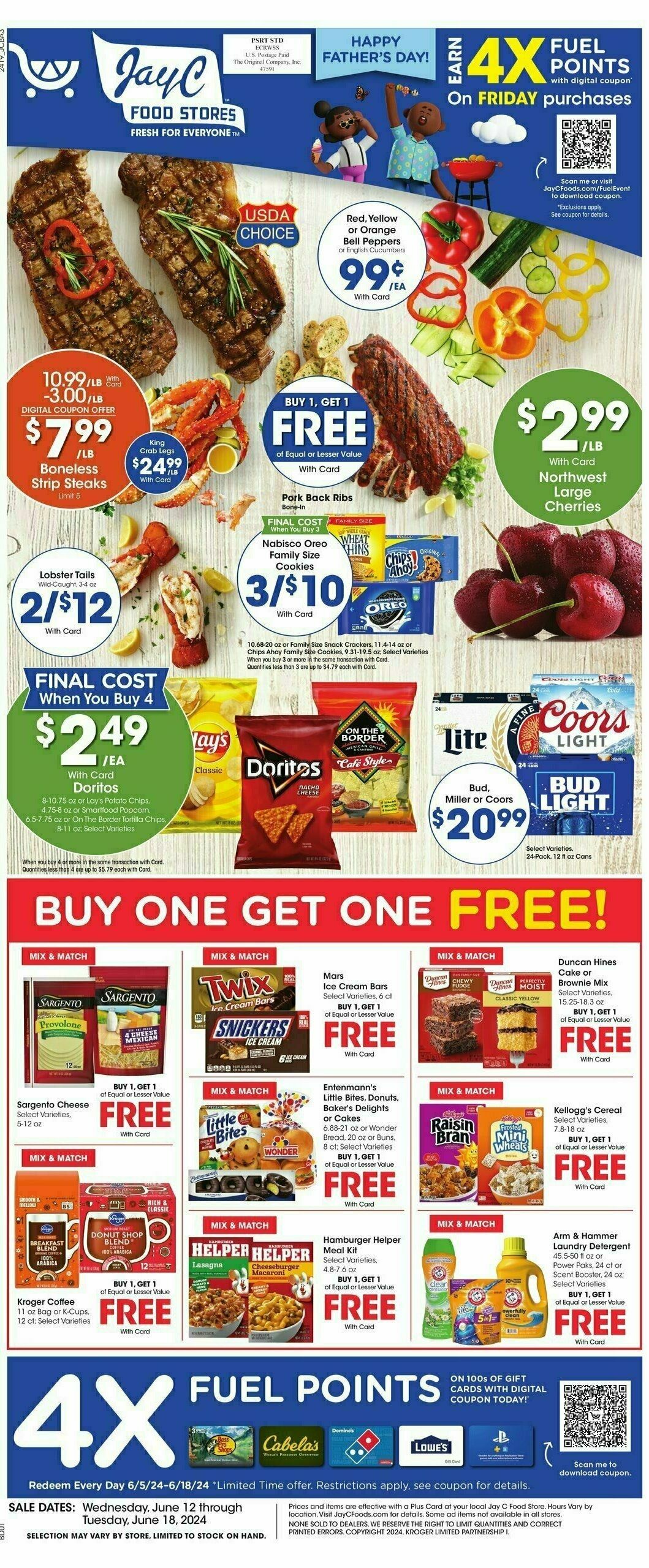 Jay C Food Weekly Ad from June 12