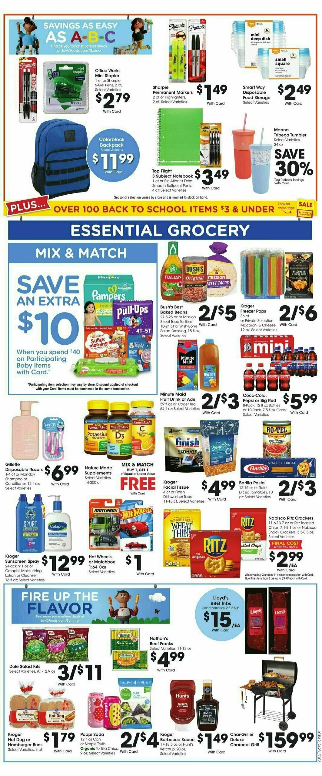 Jay C Food Weekly Ad from July 10