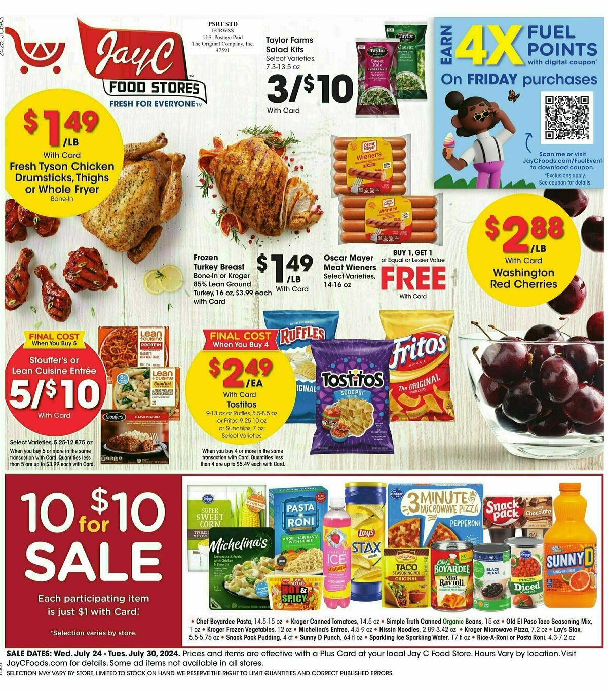 Jay C Food Weekly Ad from July 24