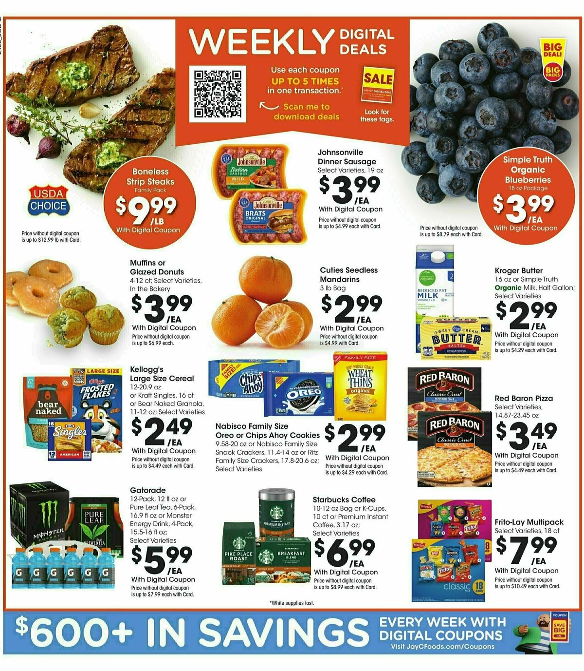 Jay C Food Weekly Ad from July 31