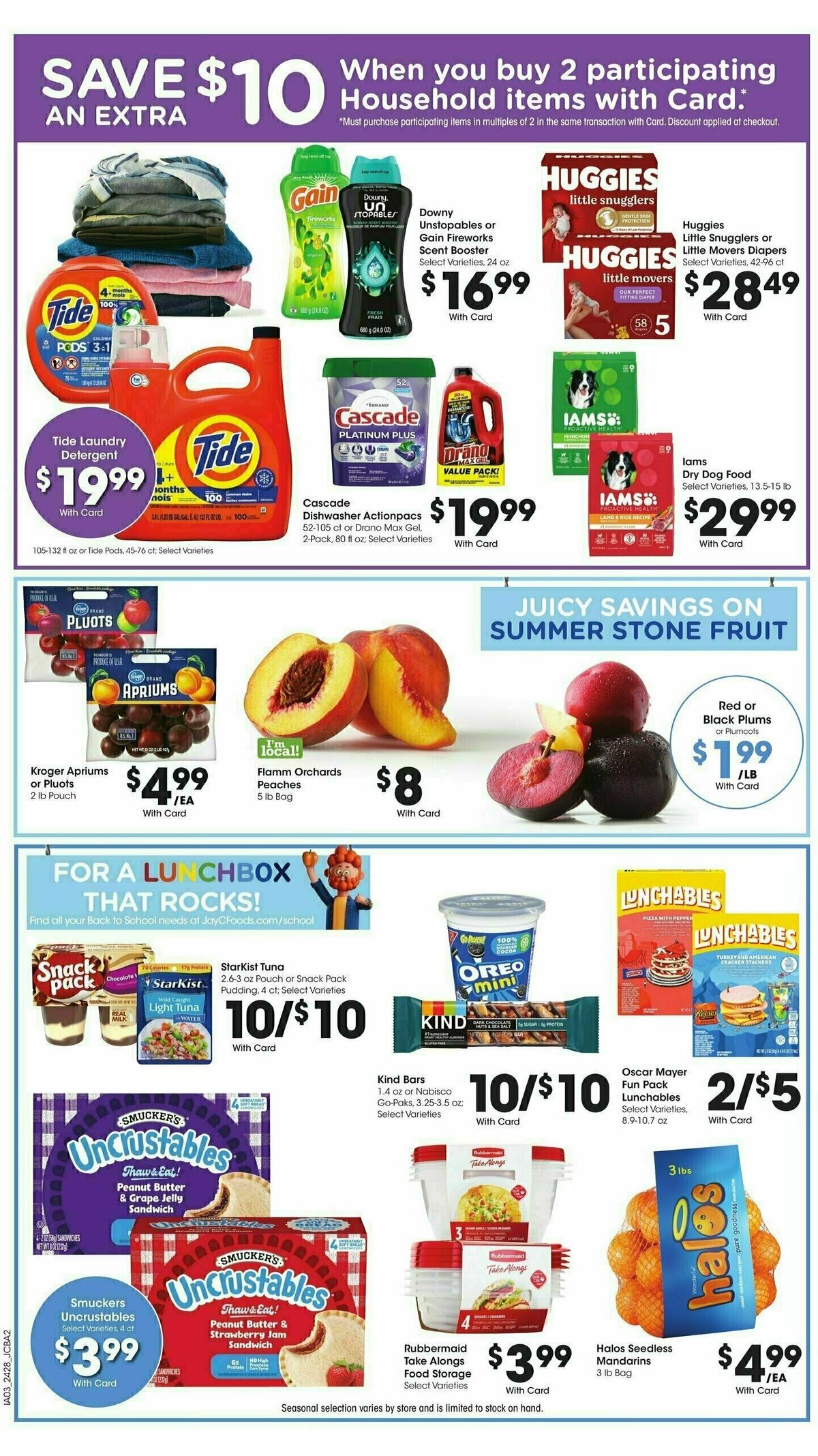 Jay C Food Weekly Ad from August 14