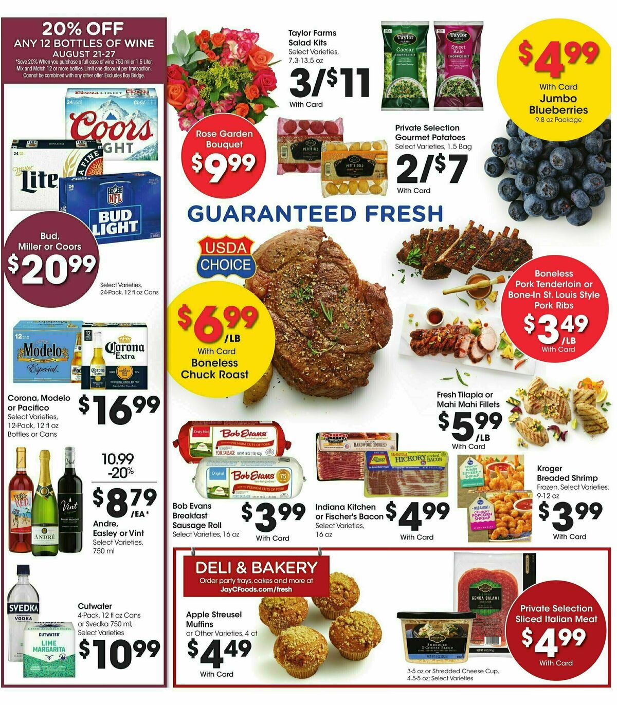 Jay C Food Weekly Ad from August 21