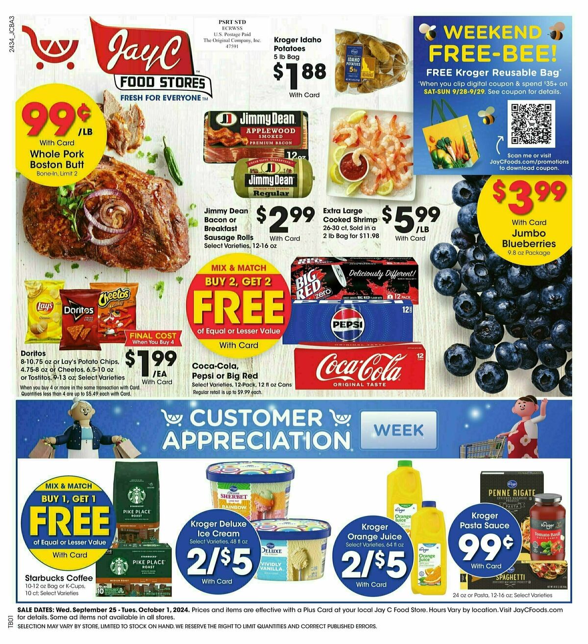 Jay C Food Weekly Ad from September 25