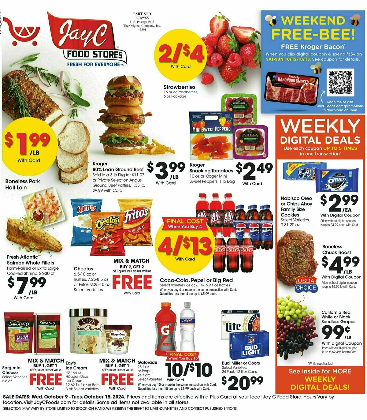 Jay C Food Weekly Ad from October 9