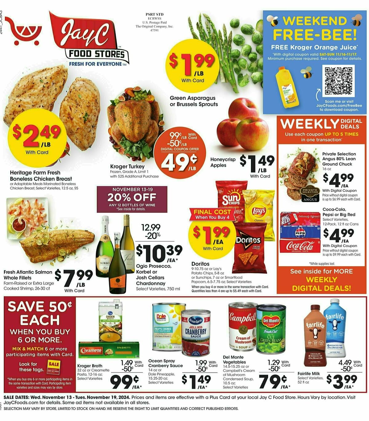 Jay C Food Weekly Ad from November 13