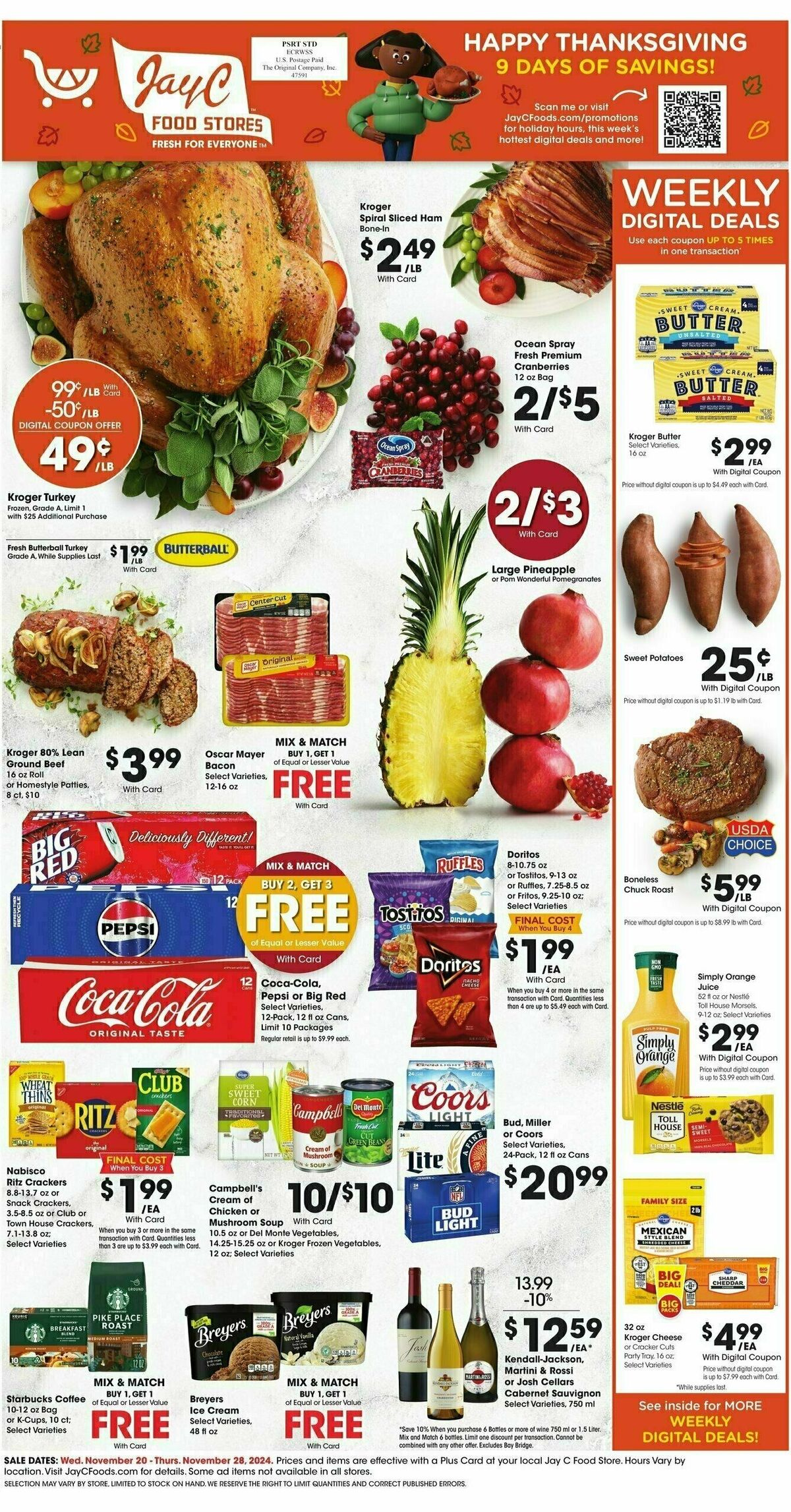 Jay C Food Weekly Ad from November 20