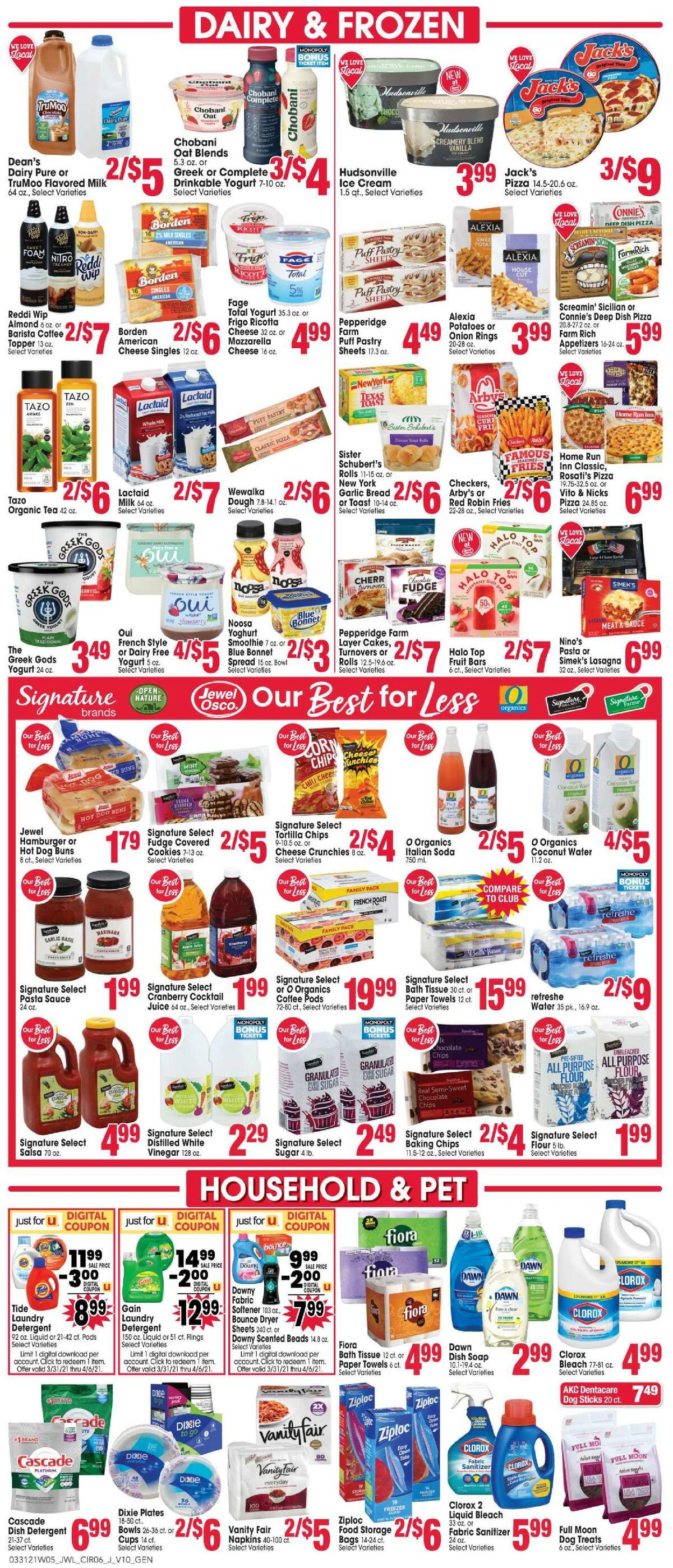 Jewel Osco Weekly Ad from March 31