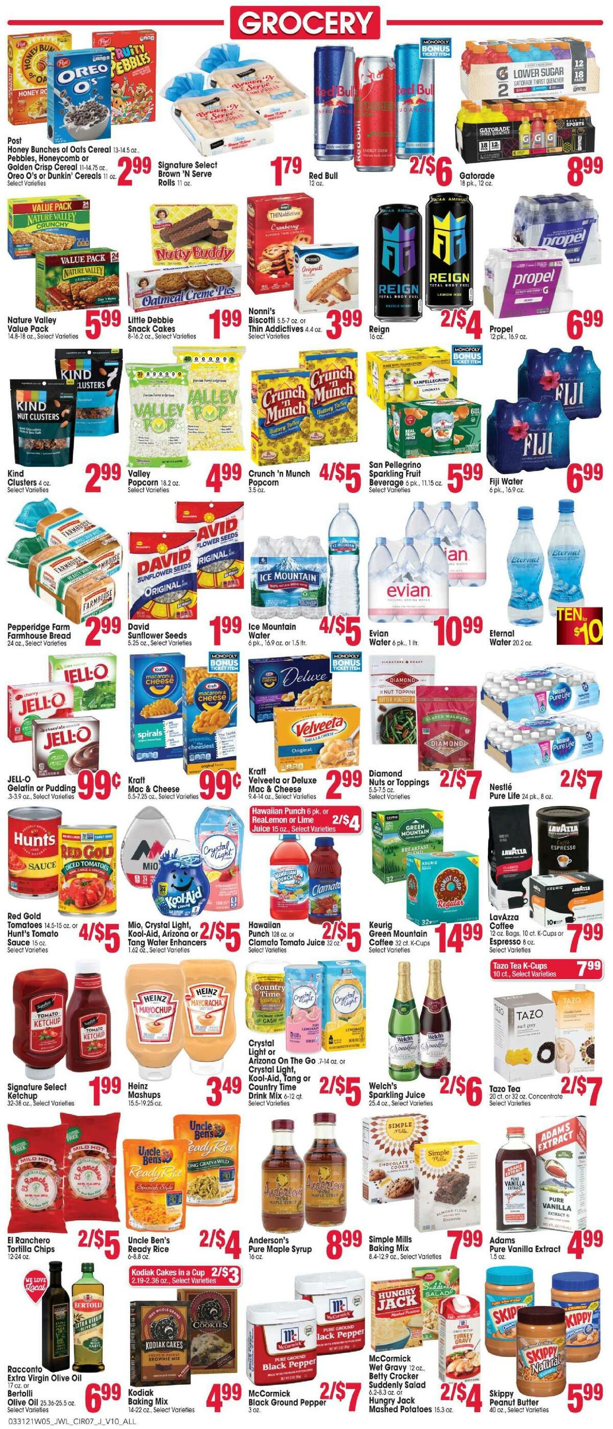 Jewel Osco Weekly Ad from March 31