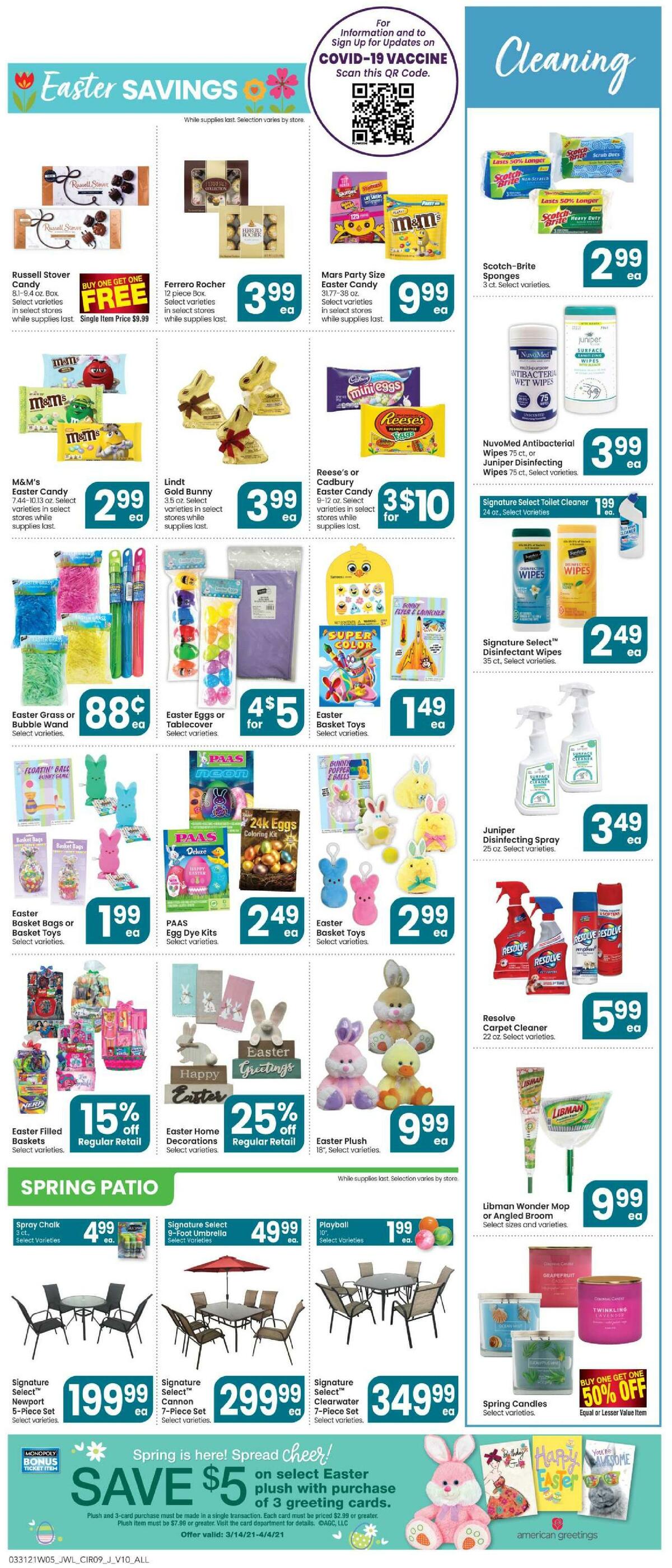 Jewel Osco Weekly Ad from March 31