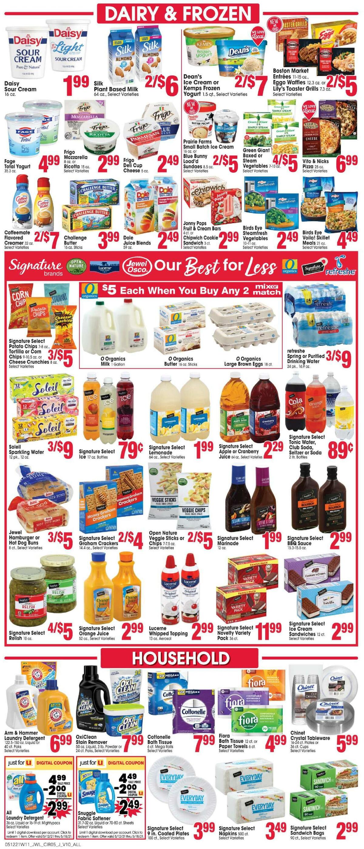 Jewel Osco Weekly Ad from May 12