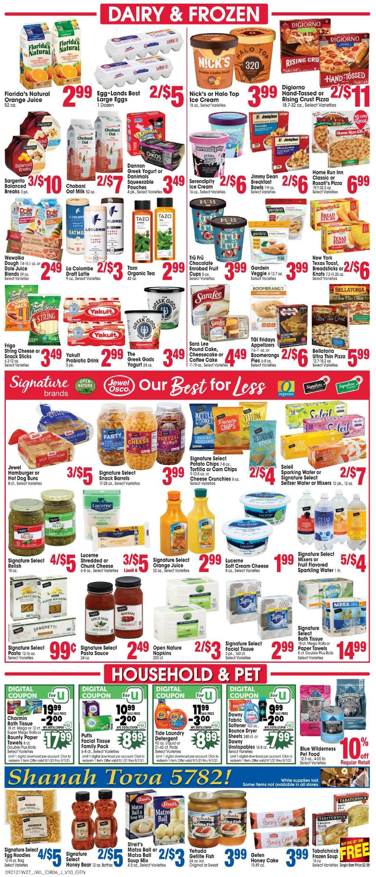 Jewel Osco Weekly Ad from September 1