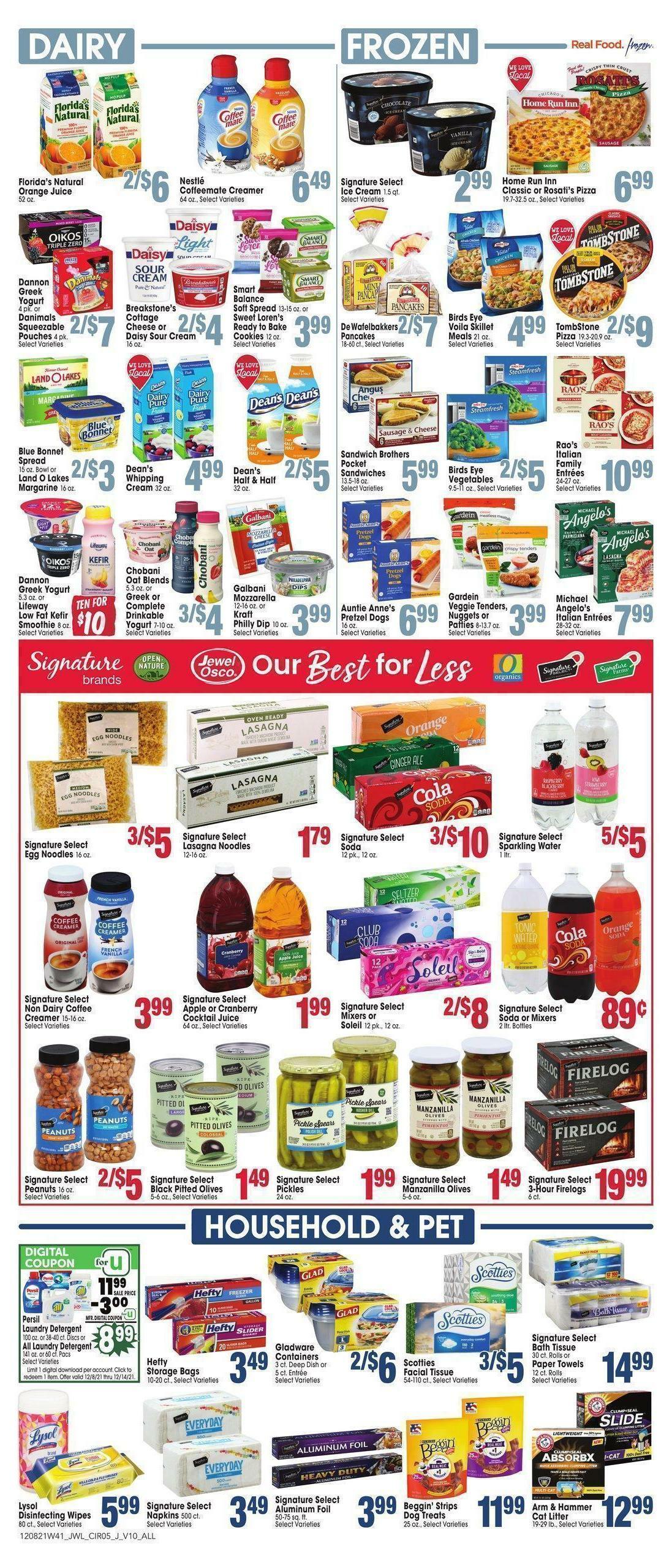 Jewel Osco Weekly Ad from December 8