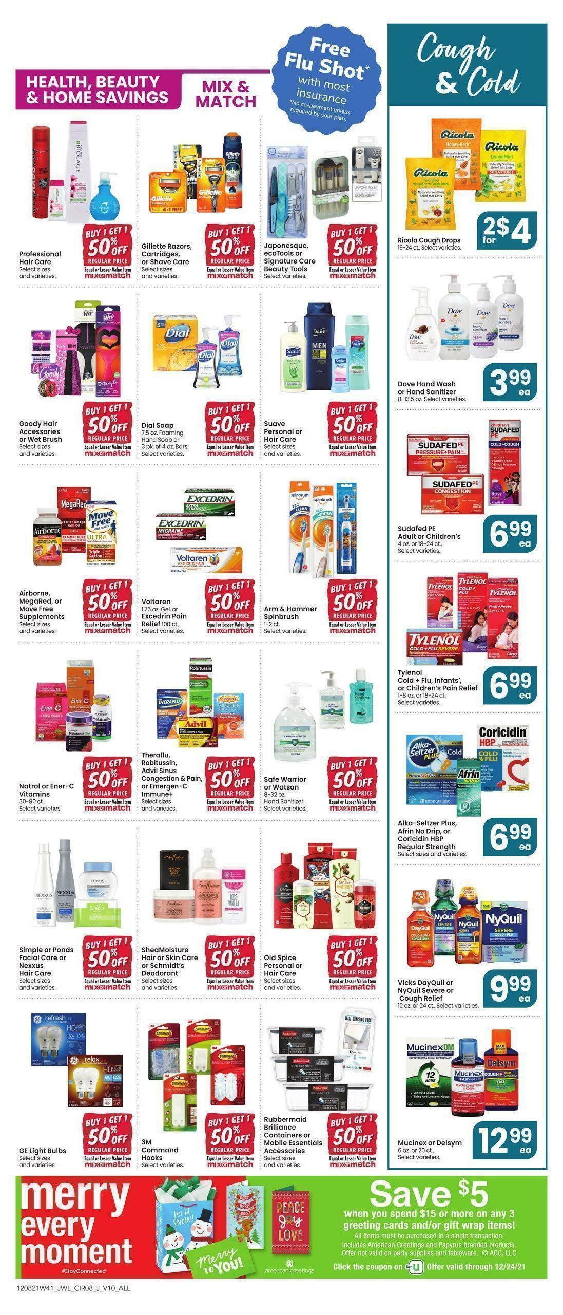 Jewel Osco Weekly Ad from December 8