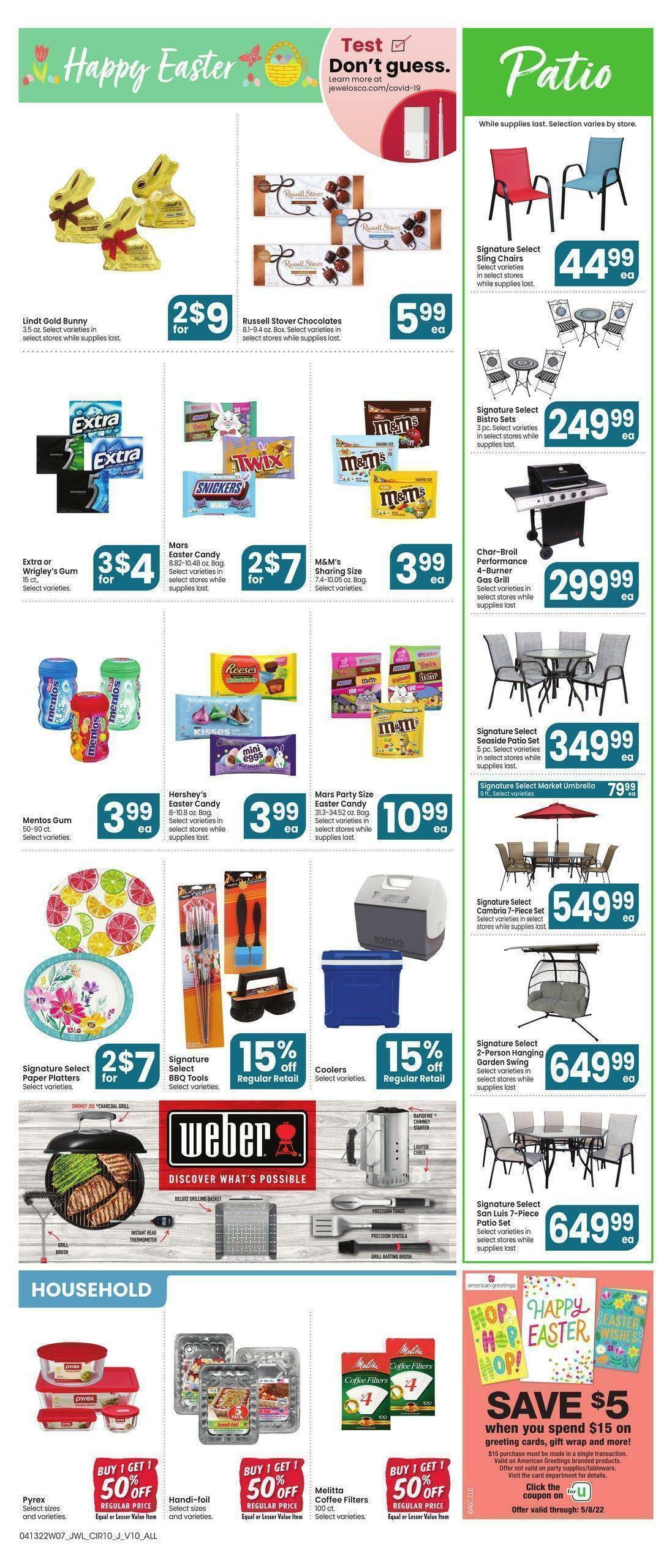 Jewel Osco Weekly Ad from April 13
