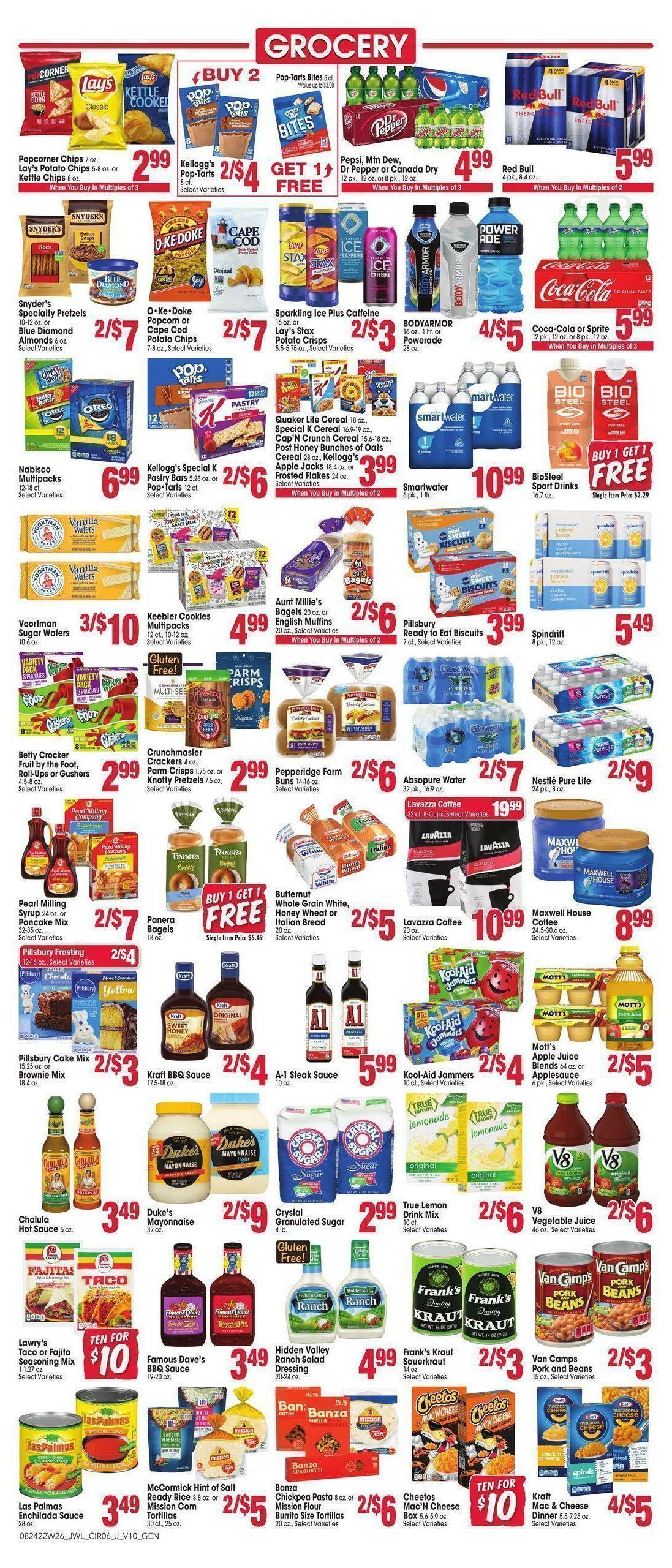 Jewel Osco Weekly Ad from August 24