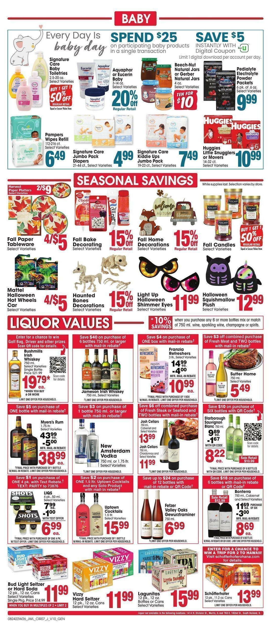 Jewel Osco Weekly Ad from August 24