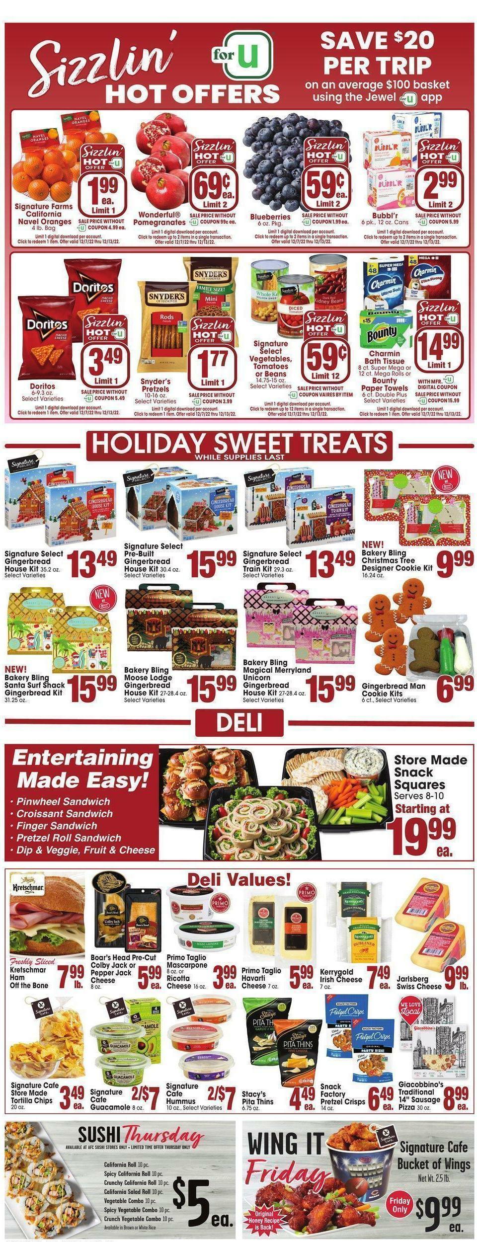 Jewel Osco Weekly Ad from December 7