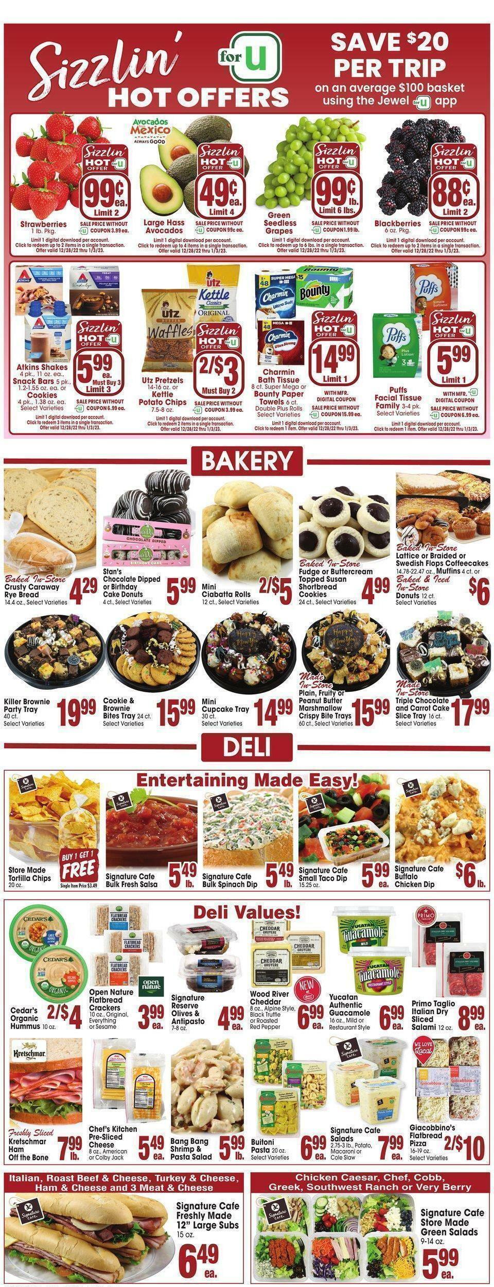 Jewel Osco Weekly Ad from December 28