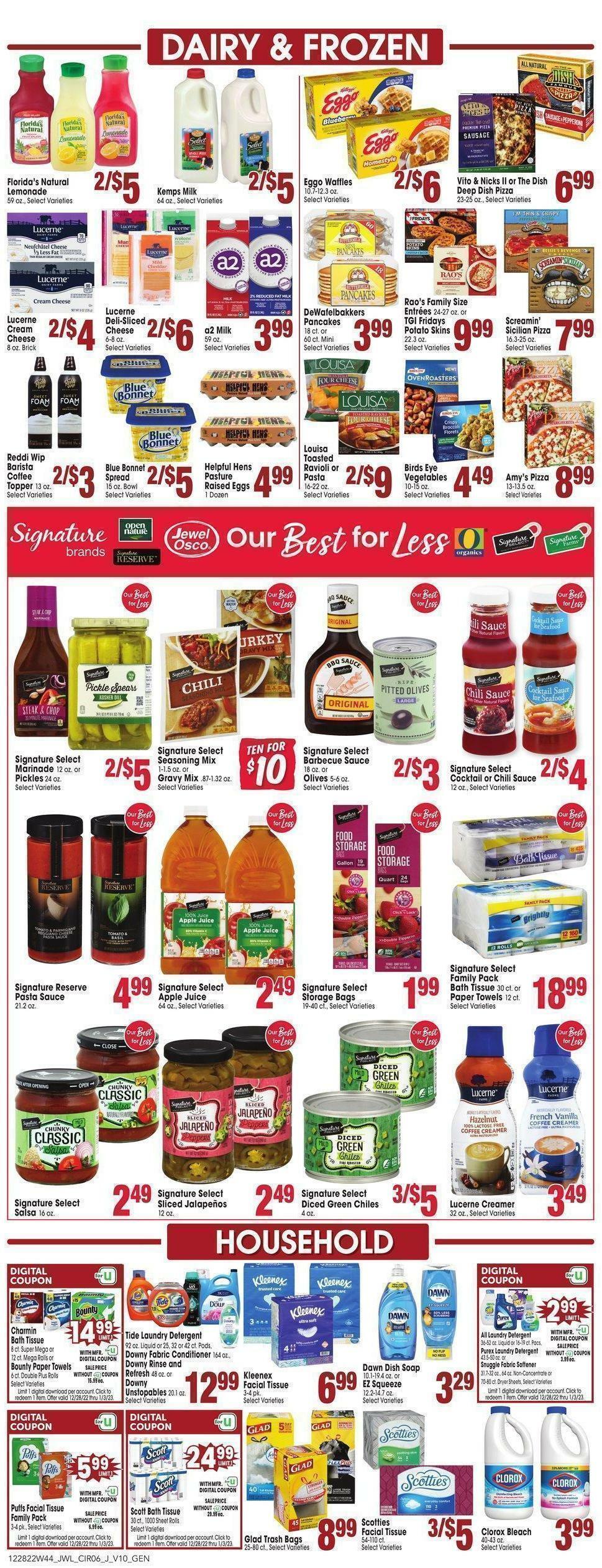 Jewel Osco Weekly Ad from December 28