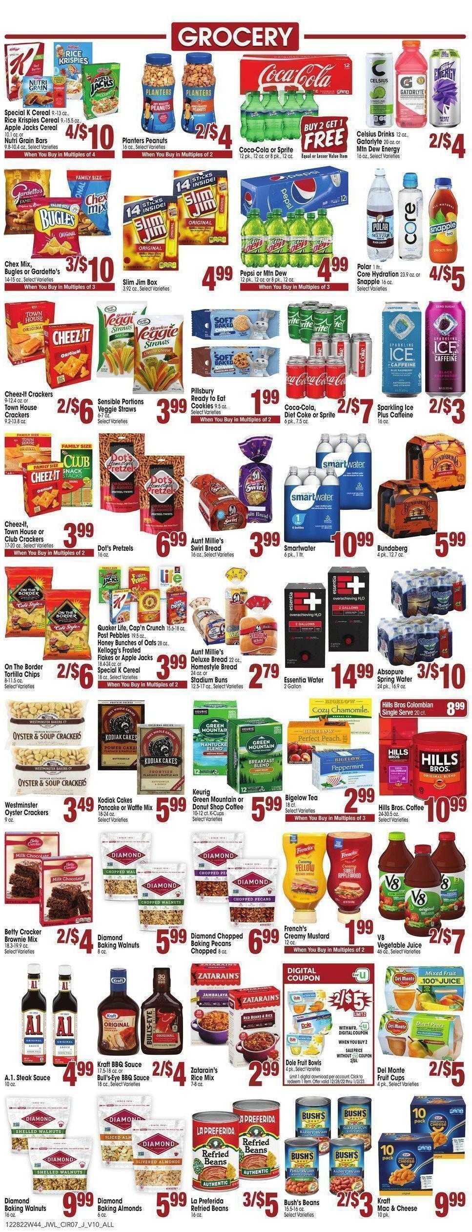 Jewel Osco Weekly Ad from December 28