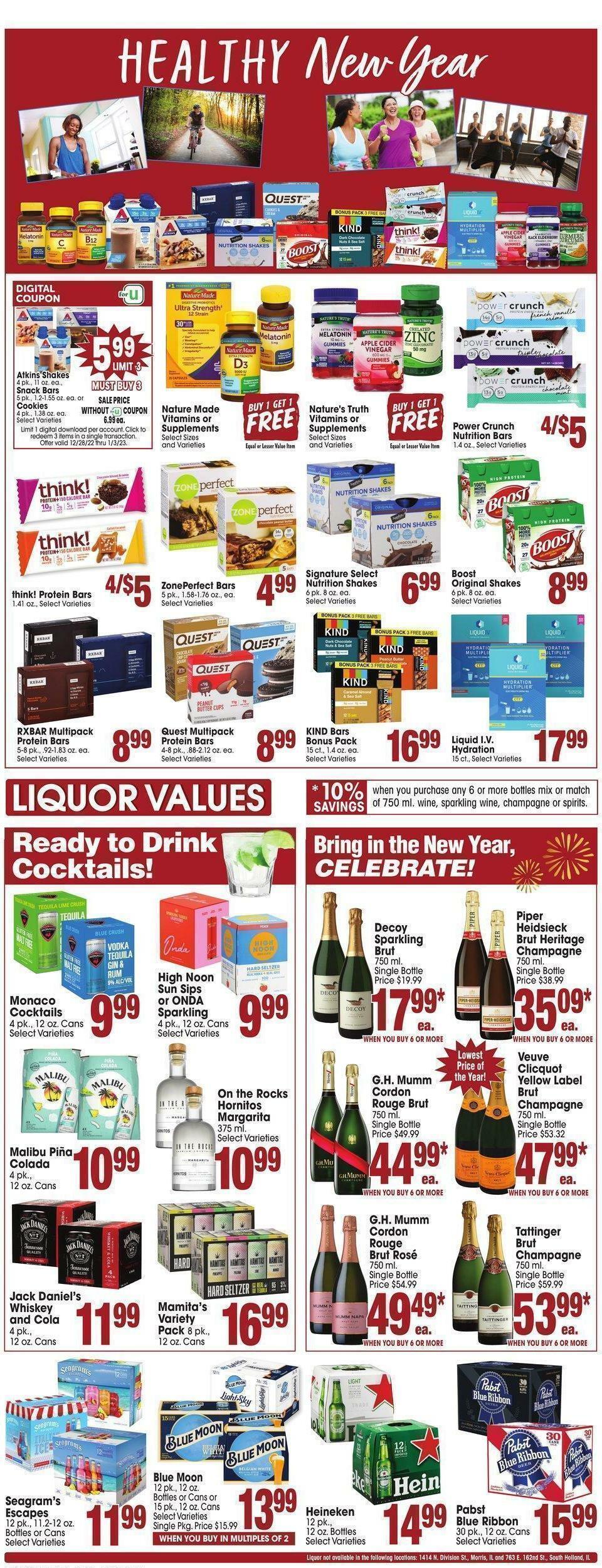 Jewel Osco Weekly Ad from December 28