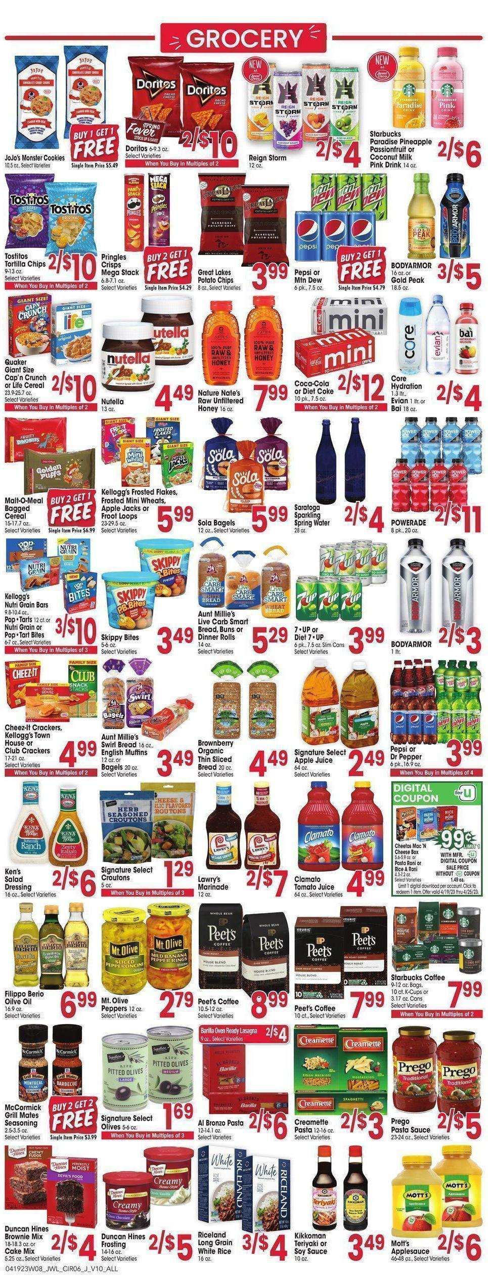 Jewel Osco Weekly Ad from April 19