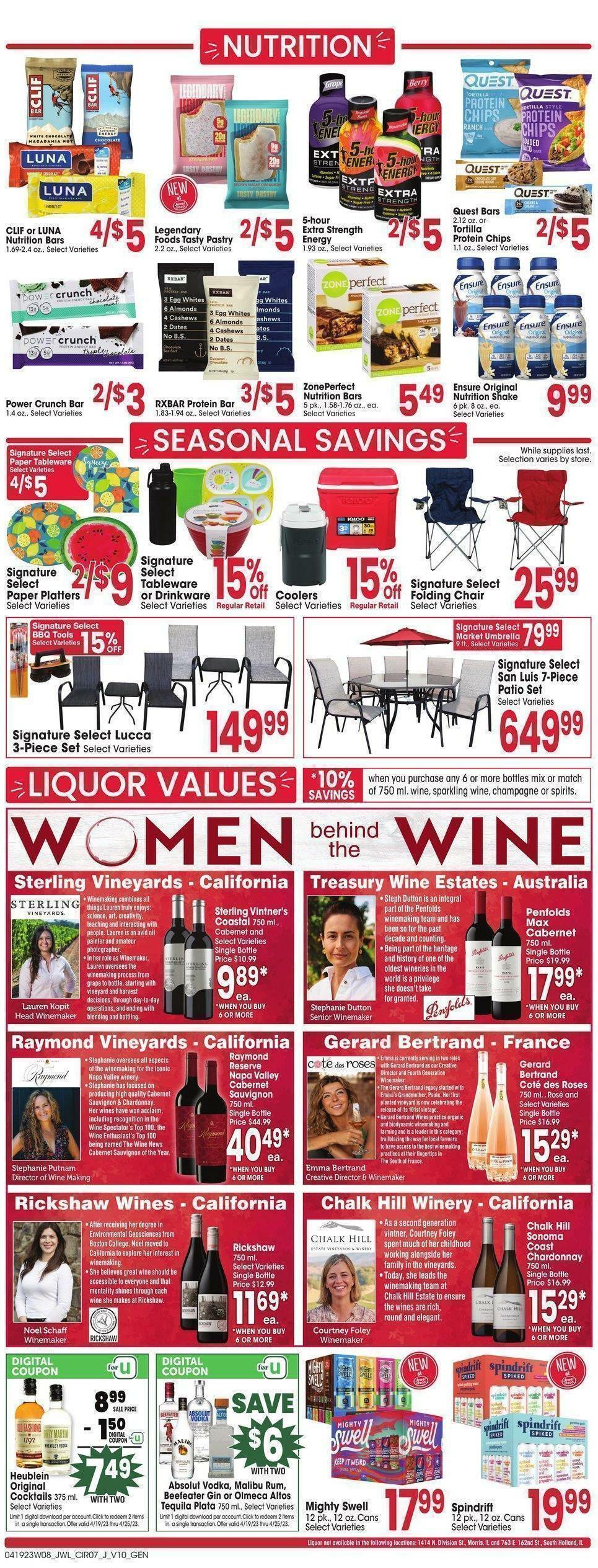 Jewel Osco Weekly Ad from April 19