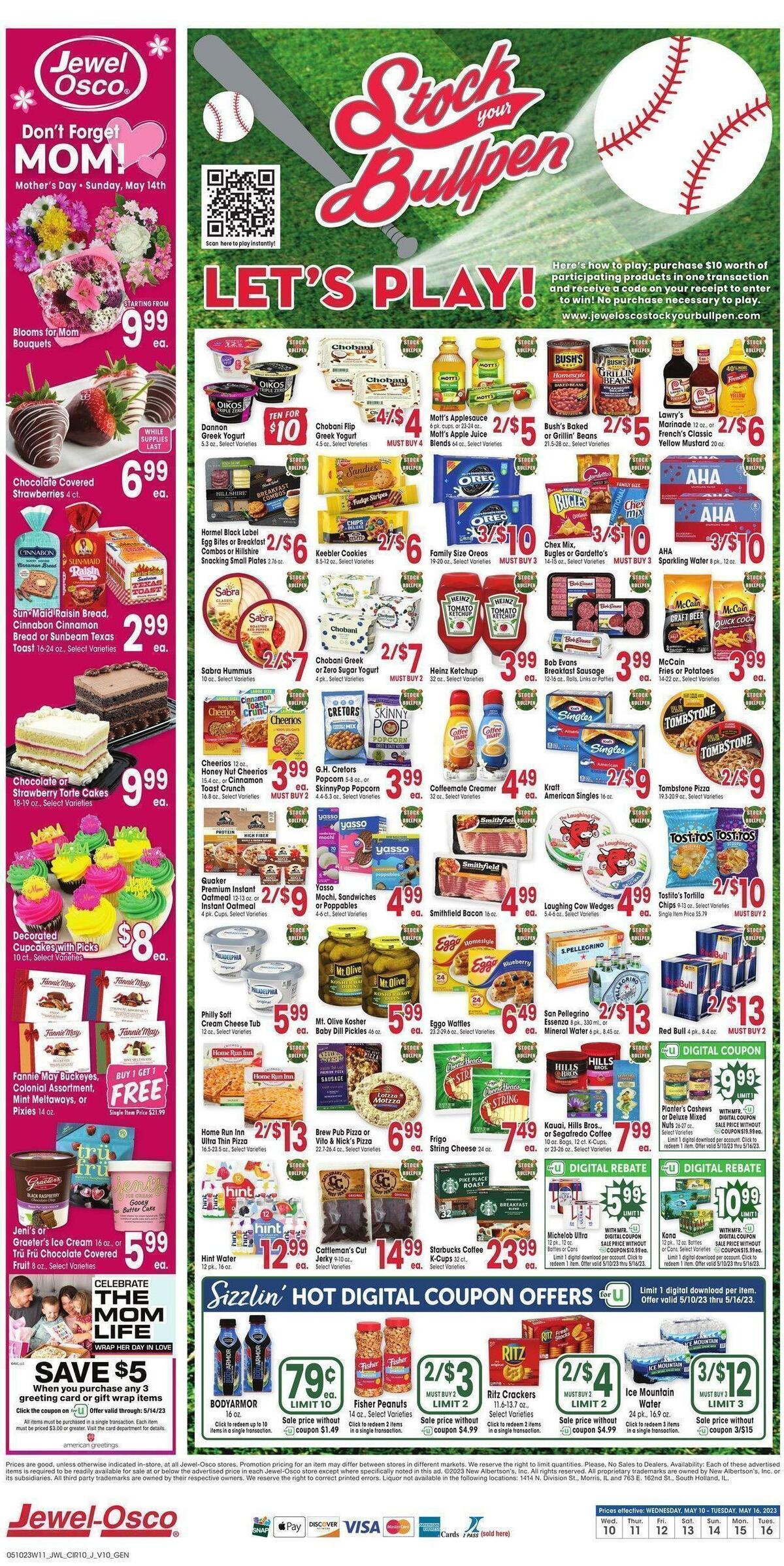 Jewel Osco Weekly Ad from May 10