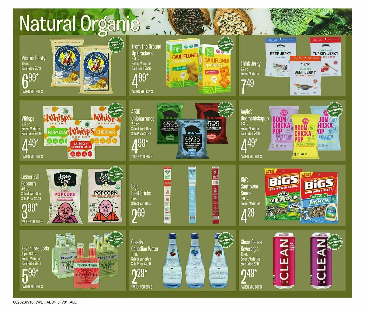 Jewel Osco Natural & Organics Weekly Ad from June 28